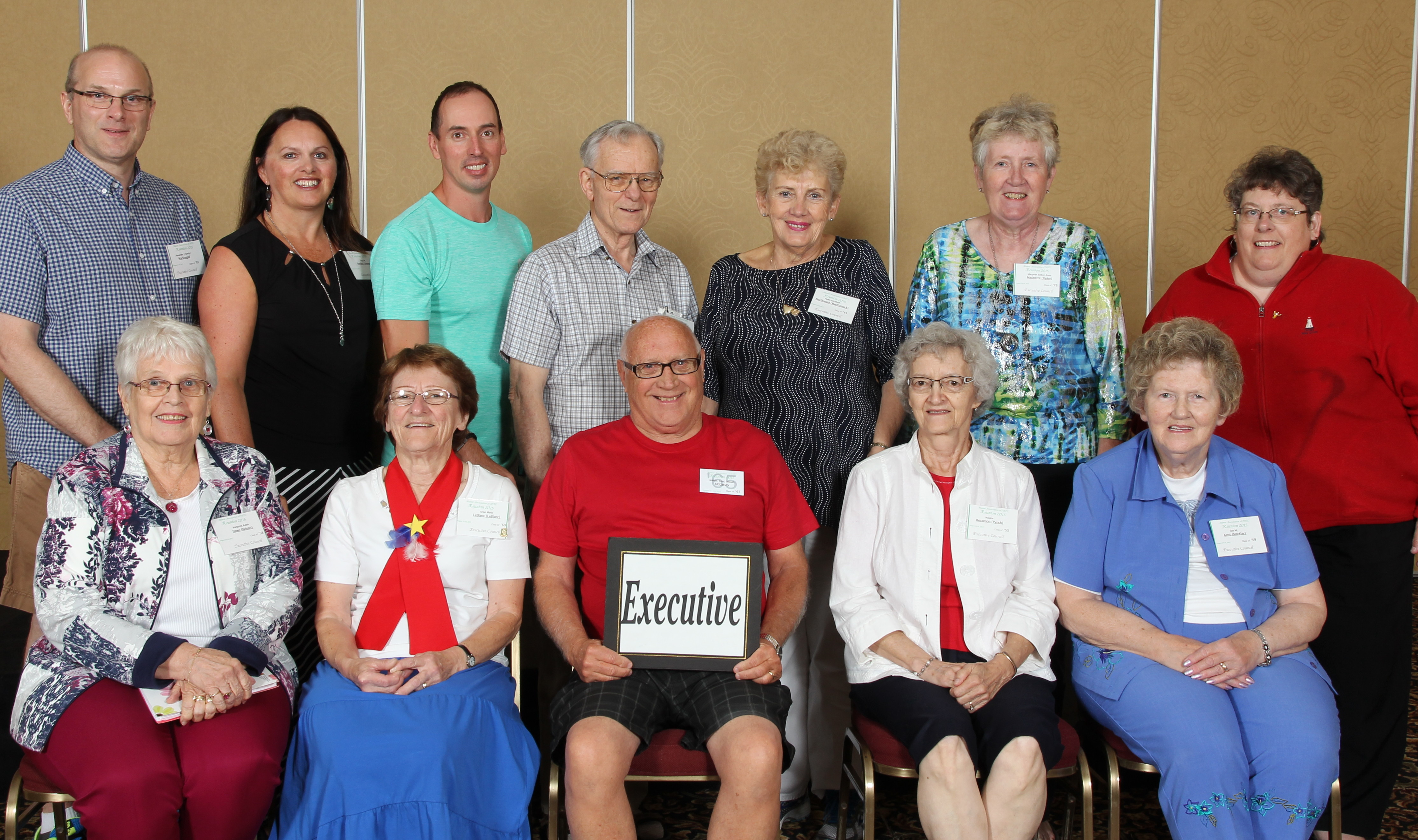 Front Row, L to R: Margaret Dawe, Anne Marie LeBlanc, Joe McCarthy, Maxine Bezanson, Sue Kent Back Row, L to R: Alexander MacDougall, Faye Arnfast, David Kokocki, Robert Jordan, Helen MacDonald, Margie MacIntyre, Joan Hathaway